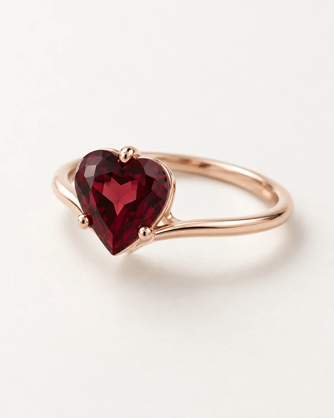 AI concept: Wine Heart Ring, three-quarter construction view