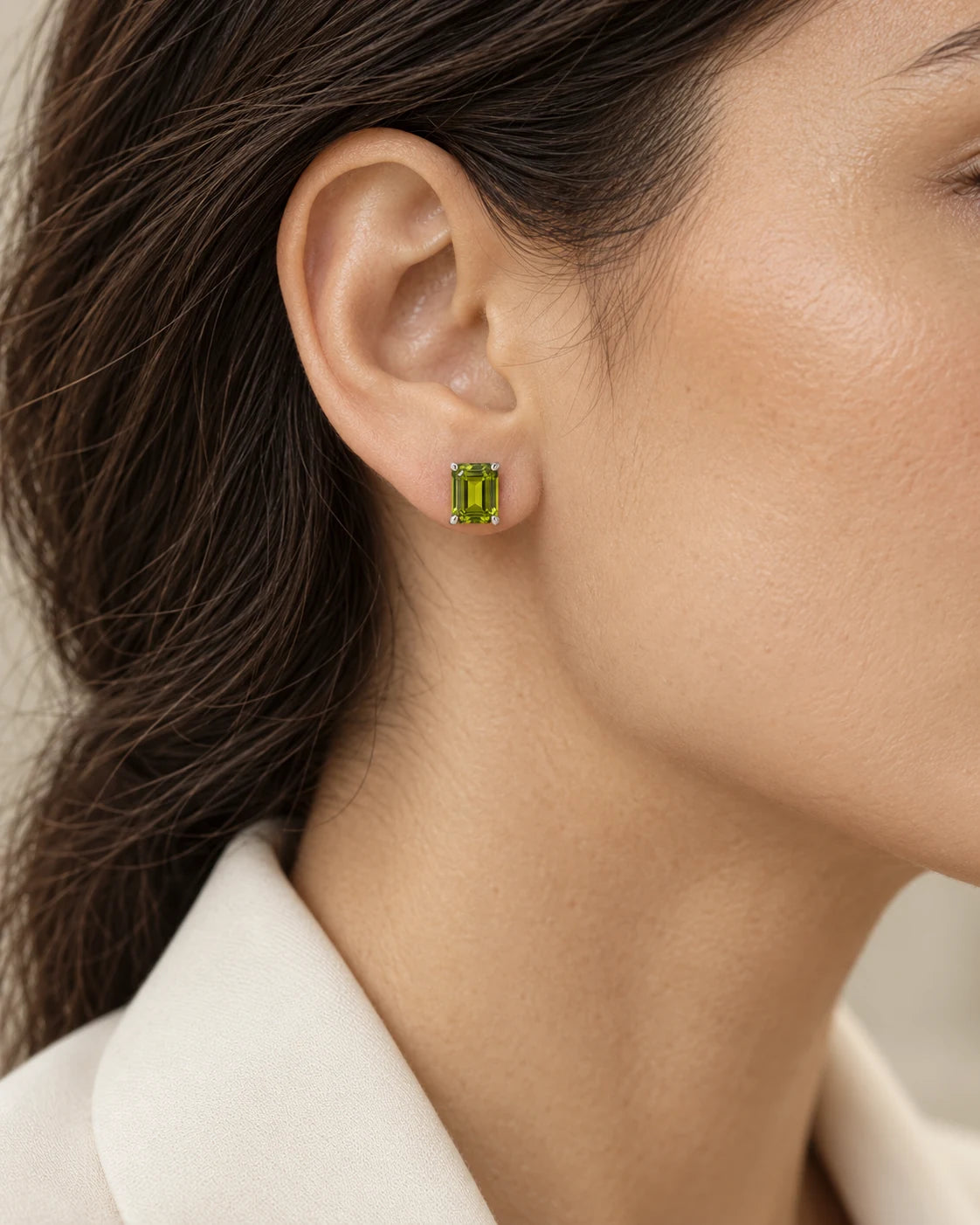 AI concept: Lime Geometry Studs, wearing study