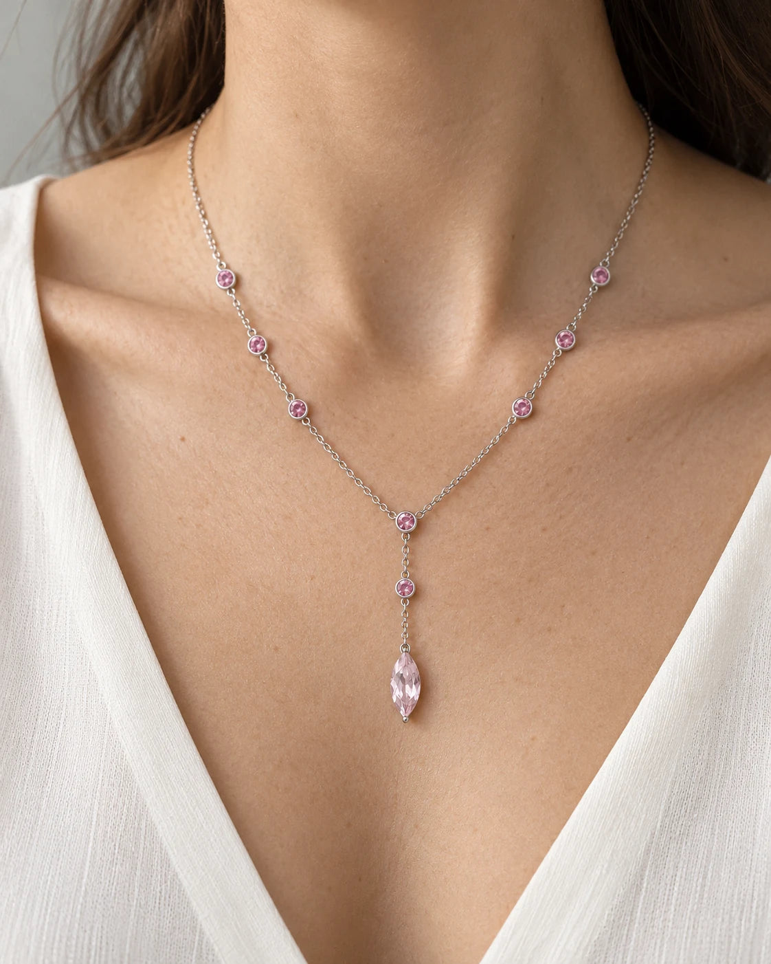 AI concept: Rose Line Lariat, wearing study