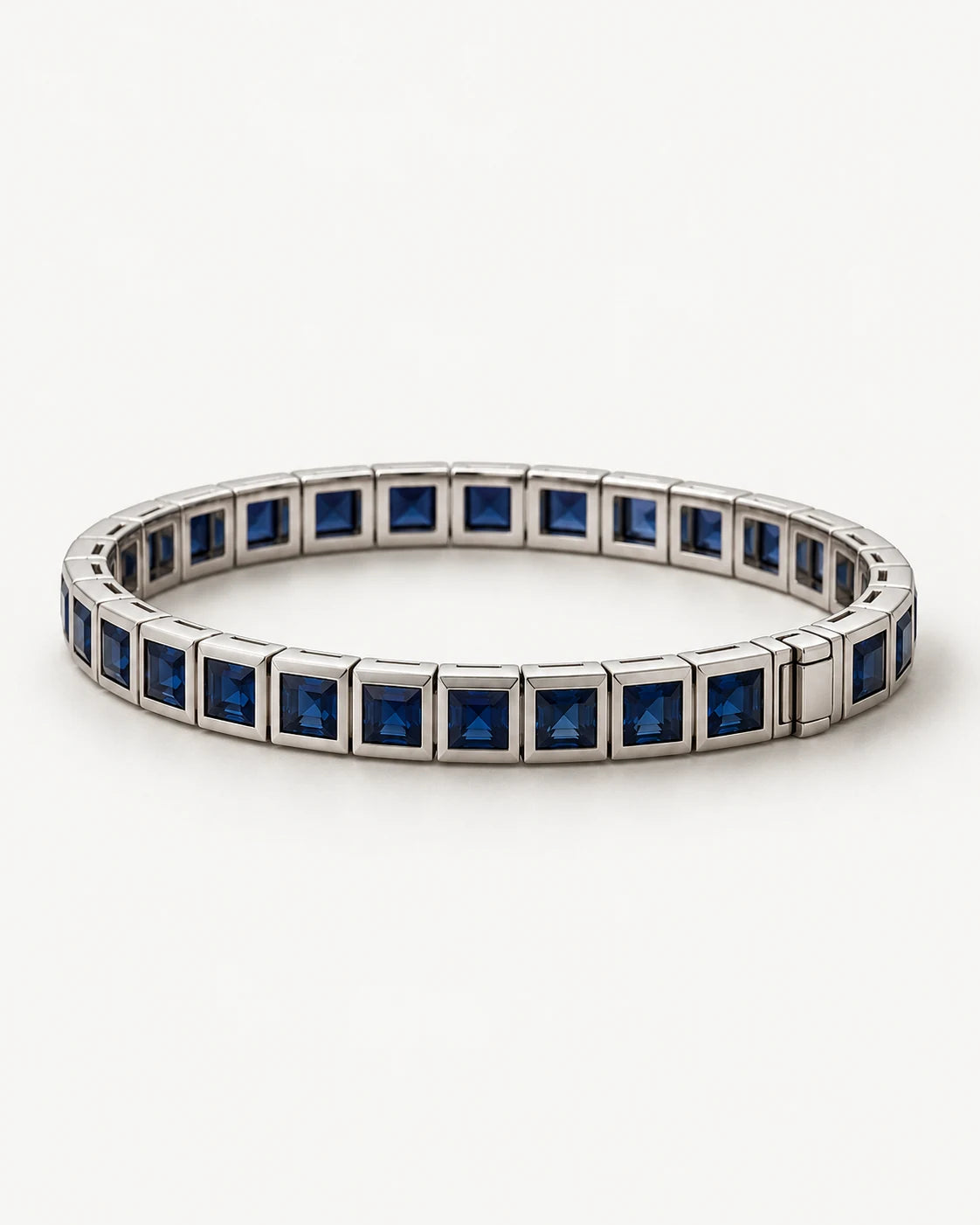 AI concept: Midnight Square Bangle, three-quarter construction view